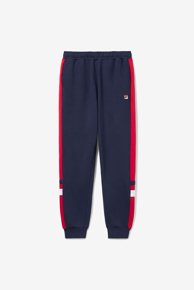 Fila Pants Mens Navy Romolo - Ireland 06821-PIXV